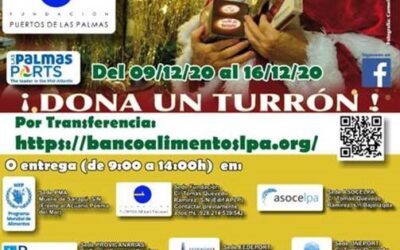 Campaña del Banco Mundial de Alimentos “Dona un Turrón” en el Puerto de Las Palmas.