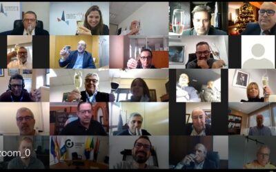 Brindis Navideño online de La Federación Canaria de Empresas Portuarias, Fedeport.