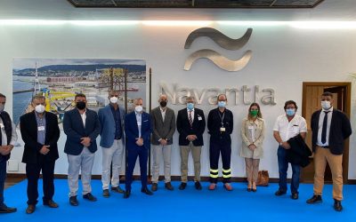 REUNIÓN EN GALICIA DE LA AUTORIDAD PORTUARIA DE SANTA CRUZ DE TENERIFE, FEDEPORT, PROEXCA Y LA SOCIEDAD PÚBLICA ESPAÑOLA NAVANTIA