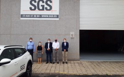 SGS RECIBE A FEDEPORT EN SU LABORATORIO DE LA ZONA PUERTO DE LAS PALMAS